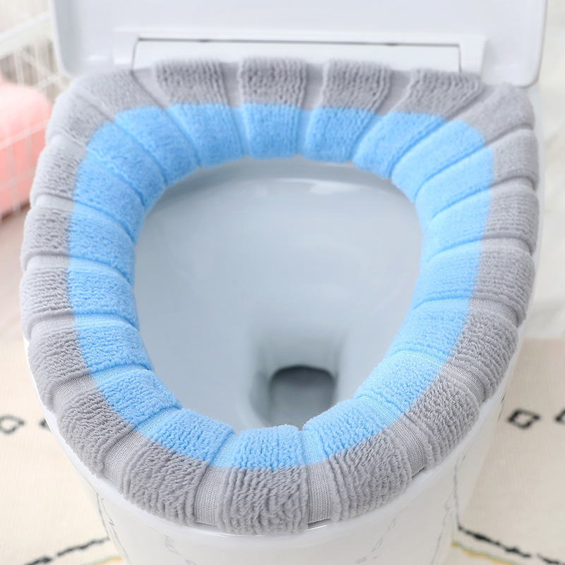 Toilet Cushion Accessories Velvet Padded Suit Household Thickened Toilet Seat Four Seasons Universal Toilet Cover Closestool Cushion Toilet
