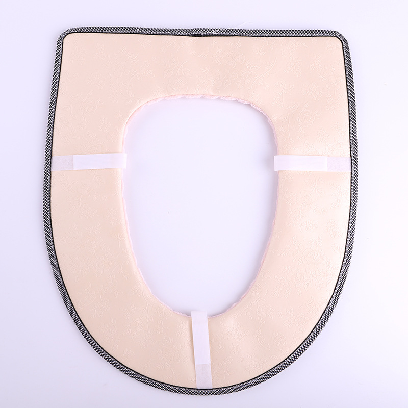 Factory Wholesale Toilet Mat Household Stitching Warm Happy Day Cushion Four Seasons Universal One Piece Dropshipping