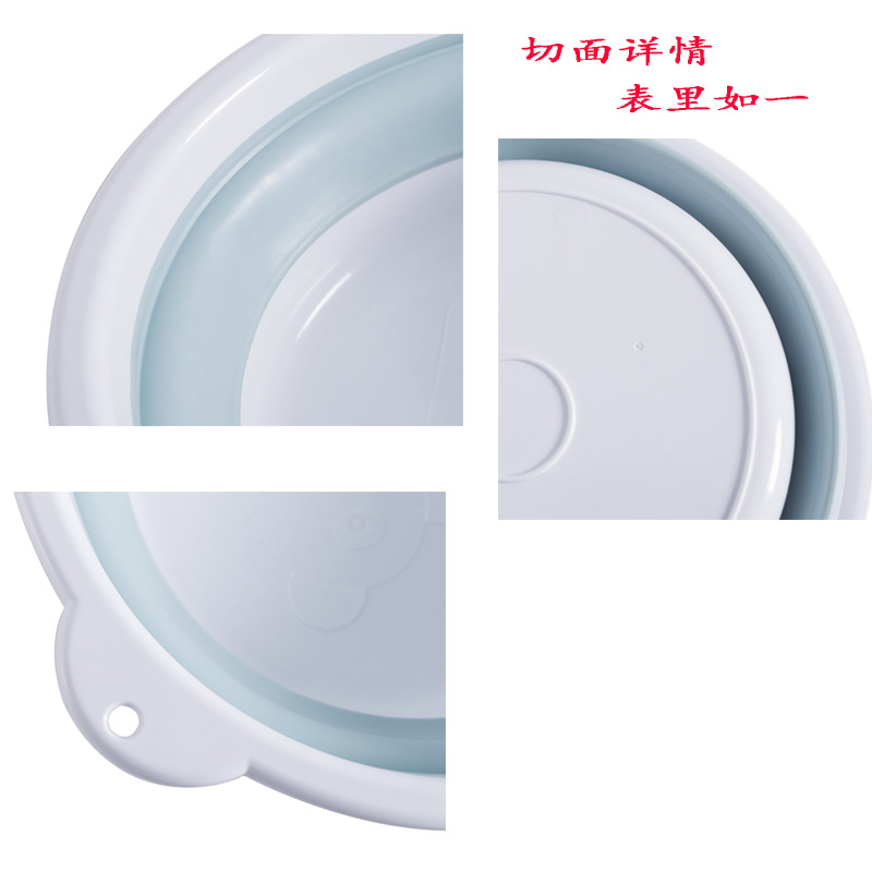 Foldable Washbasin Large Household for Student Dormitory Plastic Portable Compressed Travel Small Laundry Basin Foldable Washbasin Large Household for Student Dormitory Plastic Portable Compressed Travel Small Laundry Basin