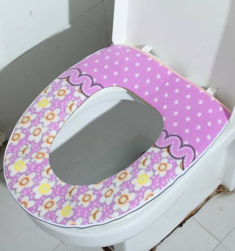 Zipper flannelette toilet seat thickened toilet seat cover pasted toilet seat cushion toilet seat manufacturer direct supply Zipper flannelette toilet seat thickened toilet seat cover pasted toilet seat cushion toilet seat manufacturer direct supply