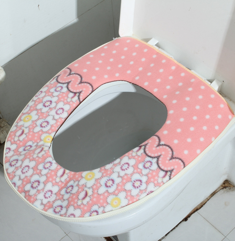 Zipper flannelette toilet seat thickened toilet seat cover pasted toilet seat cushion toilet seat manufacturer direct supply Zipper flannelette toilet seat thickened toilet seat cover pasted toilet seat cushion toilet seat manufacturer direct supply