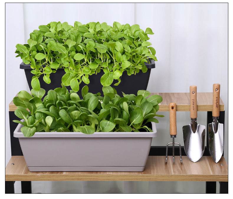 Planting Basin Horun Basin Long Flower Pot Rectangular Balcony Vegetable Planting Artifact Indoor Extra Large Planting Trough Railing Plastic Planting Basin Horun Basin Long Flower Pot Rectangular Balcony Vegetable Planting Artifact Indoor Extra Large Planting Trough Railing Plastic