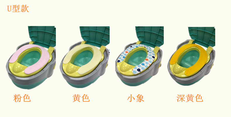 Wholesale Sticky Velvet Cushion Toilet Mat Warm Pad Children Closestool Mat Baby Toilet Soft Cushion Mat