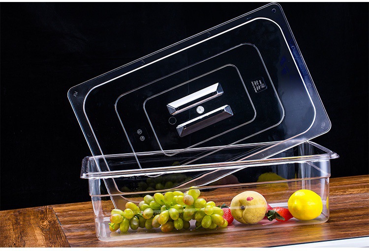 Factory price direct sales 1/2 transparent PC resin basin plastic plate products have SGS NSF export certification