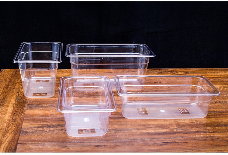 Factory price direct sales 1/2 transparent PC resin basin plastic plate products have SGS NSF export certification