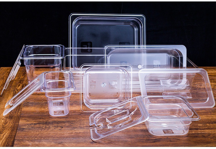 Factory price direct sales 1/2 transparent PC resin basin plastic plate products have SGS NSF export certification