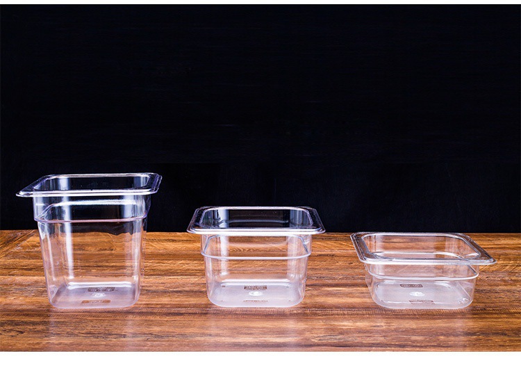 Factory price direct sales 1/2 transparent PC resin basin plastic plate products have SGS NSF export certification