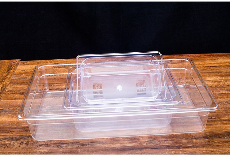 Factory price direct sales 1/2 transparent PC resin basin plastic plate products have SGS NSF export certification