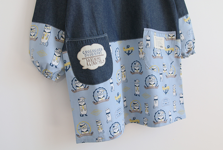 Daily Order Cartoon Kitchen Work Sleeved Apron Long Sleeve Cotton Korean Style Cute Overclothes Bib Long Sleeve Apron Daily Order Cartoon Kitchen Work Sleeved Apron Long Sleeve Cotton Korean Style Cute Overclothes Bib Long Sleeve Apron