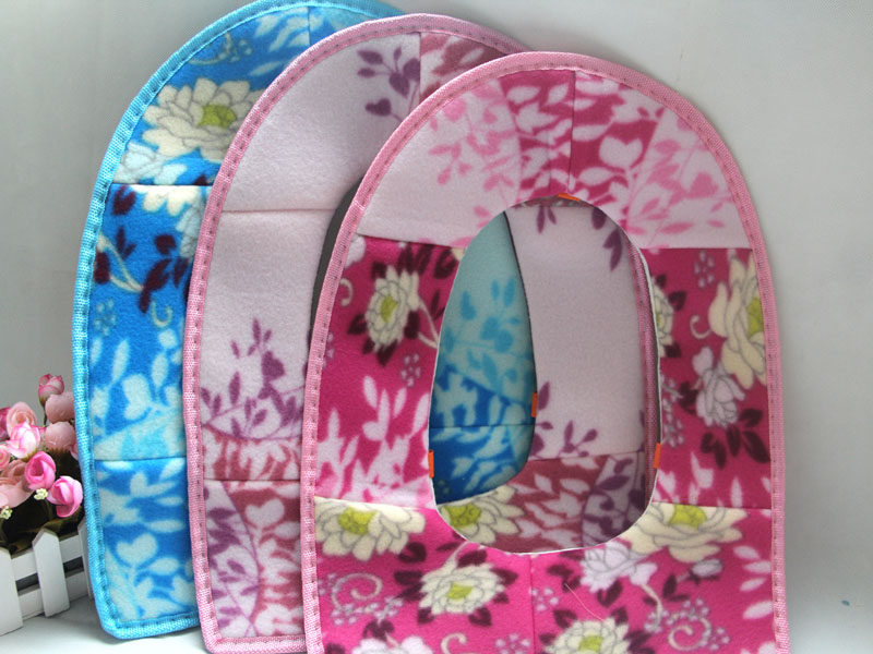 A1437 Thickened Toilet Seat Toilet Seat Cover Toilet Seat Cushion Plush Toilet Mat O-Type