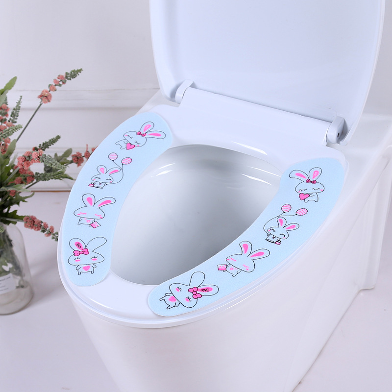 Thermal Paste Closestool Cushion Happy Day Toilet Seat Paste Type Toilet Seat Cover Happy Day Toilet Seat Cover Wholesale