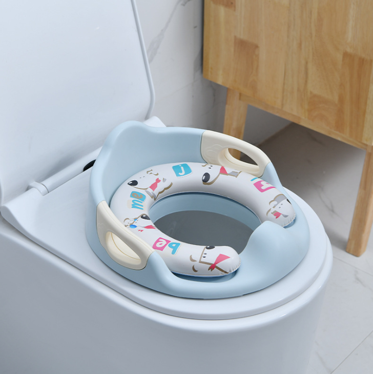 Cute Cartoon Comfortable and Non-Slip Toilet Seat Soft Cushion Baby Child Bedpan Children&#039;s Cushion Bedpan Cover