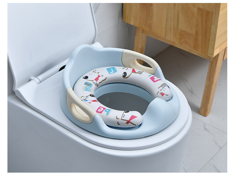 Cute Cartoon Comfortable and Non-Slip Toilet Seat Soft Cushion Baby Child Bedpan Children's Cushion Bedpan Cover Cute Cartoon Comfortable and Non-Slip Toilet Seat Soft Cushion Baby Child Bedpan Children's Cushion Bedpan Cover