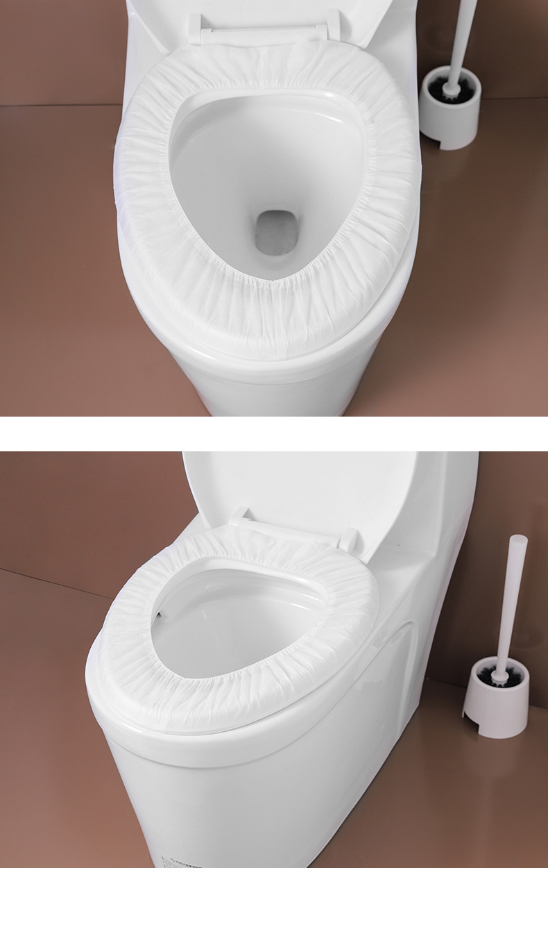 Disposable Toilet Mat Travel Adhesive Portable Happy Day Cushion Paper Maternal Non-Woven Fabric Waterproof Universal Toilet Seat Cover