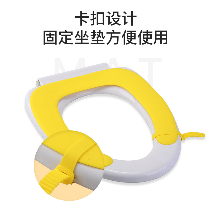 Silicone Toilet Mat in Stock Wholesale Removable Easy to Carry Washable Reusable Cushion