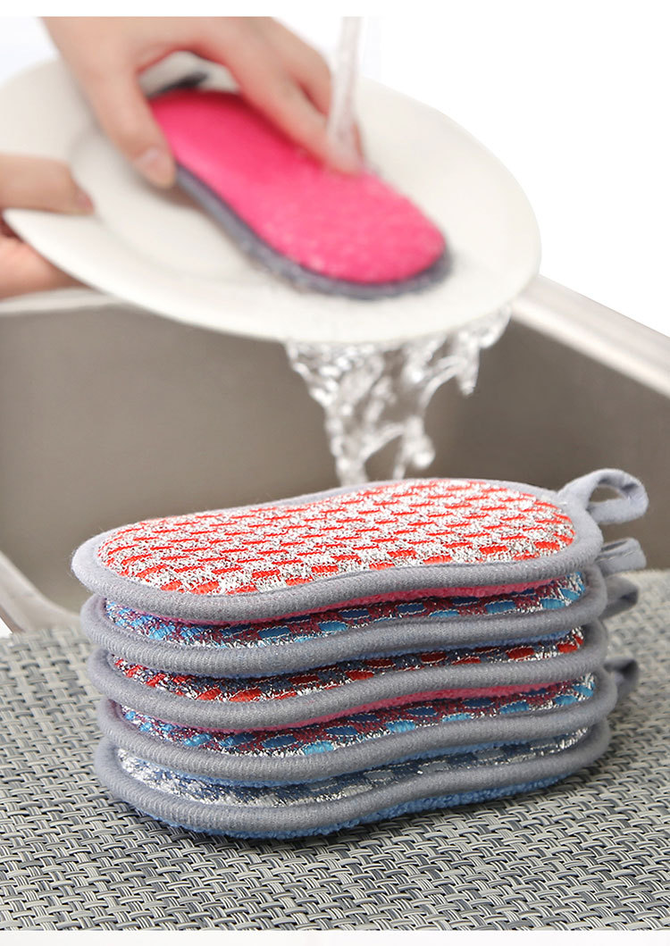 Double-Sided Sponge Wipe Dish-Washing Sponge Scouring Pad Kitchen Cleaning Bowl Brushing Appliance Brush Pot Block Decontamination Dish Cloth Wholesale Double-Sided Sponge Wipe Dish-Washing Sponge Scouring Pad Kitchen Cleaning Bowl Brushing Appliance Brush Pot Block Decontamination Dish Cloth Wholesale