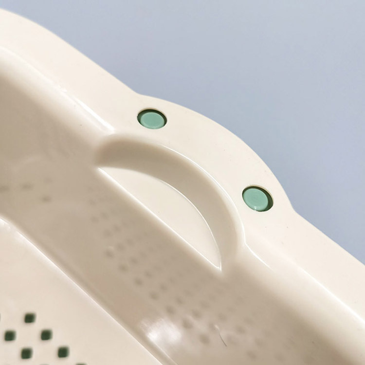 Creative Multi-Functional Double-Layer Drain Basket Household Kitchen Fruit and Vegetable Washing Basin Square Fruit Basket Plastic Vegetable Washing