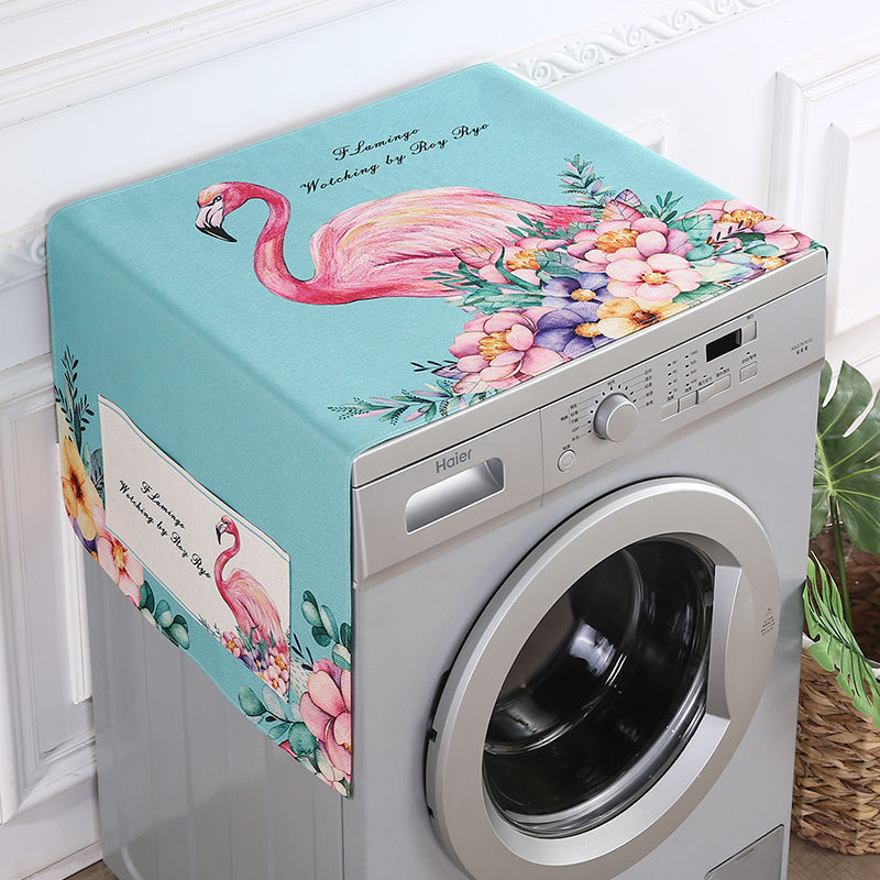 Fabric Waterproof Oil-Proof Automatic Roller Washing Machine Cover Cloth Sun Protection Double Open Refrigerator Dust Cover Microwave Oven Cover Towel Fabric Waterproof Oil-Proof Automatic Roller Washing Machine Cover Cloth Sun Protection Double Open Refrigerator Dust Cover Microwave Oven Cover Towel