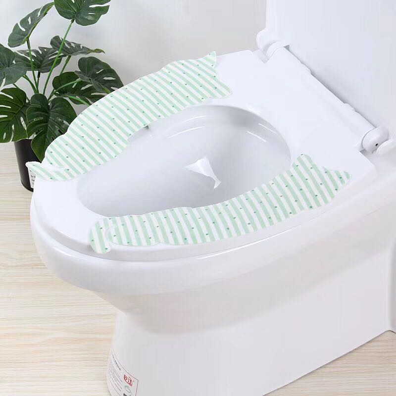 Crystal ultra soft thermal sitting cushion paste type toilet paste two pieces of installed printing toilet seat cushion Crystal ultra soft thermal sitting cushion paste type toilet paste two pieces of installed printing toilet seat cushion