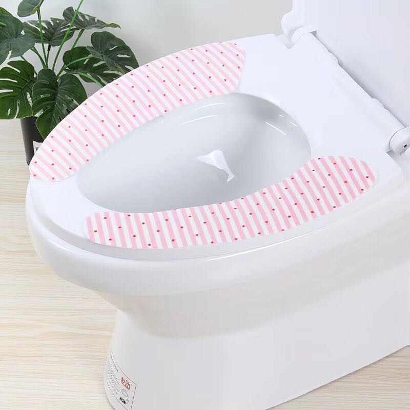Crystal ultra soft thermal sitting cushion paste type toilet paste two pieces of installed printing toilet seat cushion Crystal ultra soft thermal sitting cushion paste type toilet paste two pieces of installed printing toilet seat cushion
