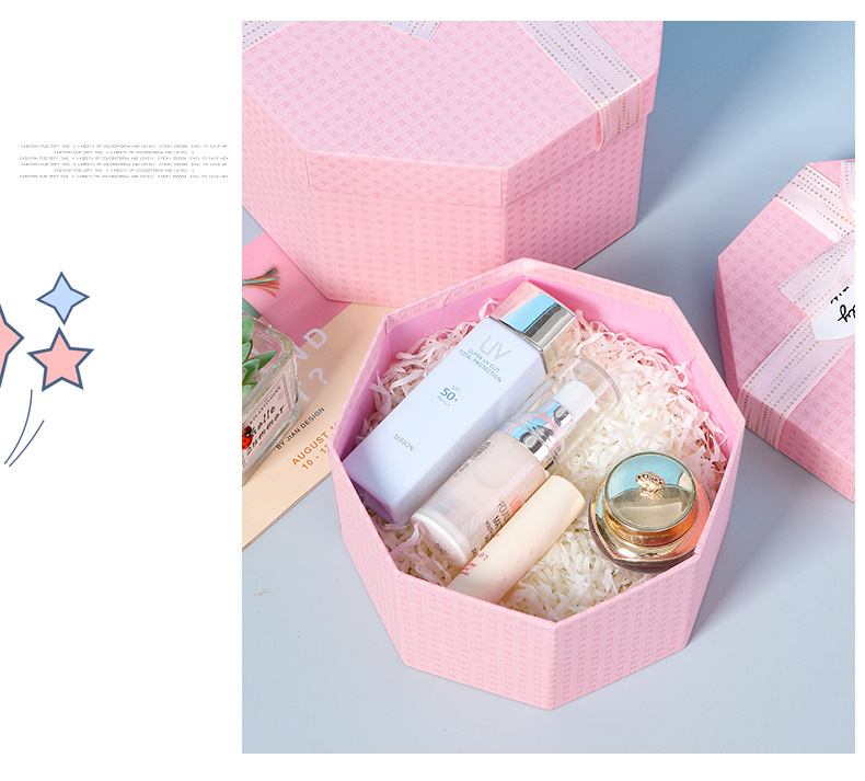 New Fashion Simple Exquisite Gift Box Polygon Tiandigai Sets of Boxes Paper Box Gift Storage Box Boutique Gift New Fashion Simple Exquisite Gift Box Polygon Tiandigai Sets of Boxes Paper Box Gift Storage Box Boutique Gift