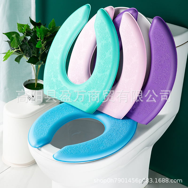 Eva Toilet Mat Waterproof Warm Soft Comfortable Toilet Seat Cushion Summer Four Seasons Universal Cutting Closestool Cushion