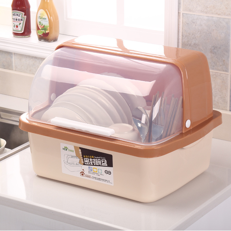 203 cupboards kitchen drain rack with lid cutlery storage box plastic cupboards and dishes rack storage box