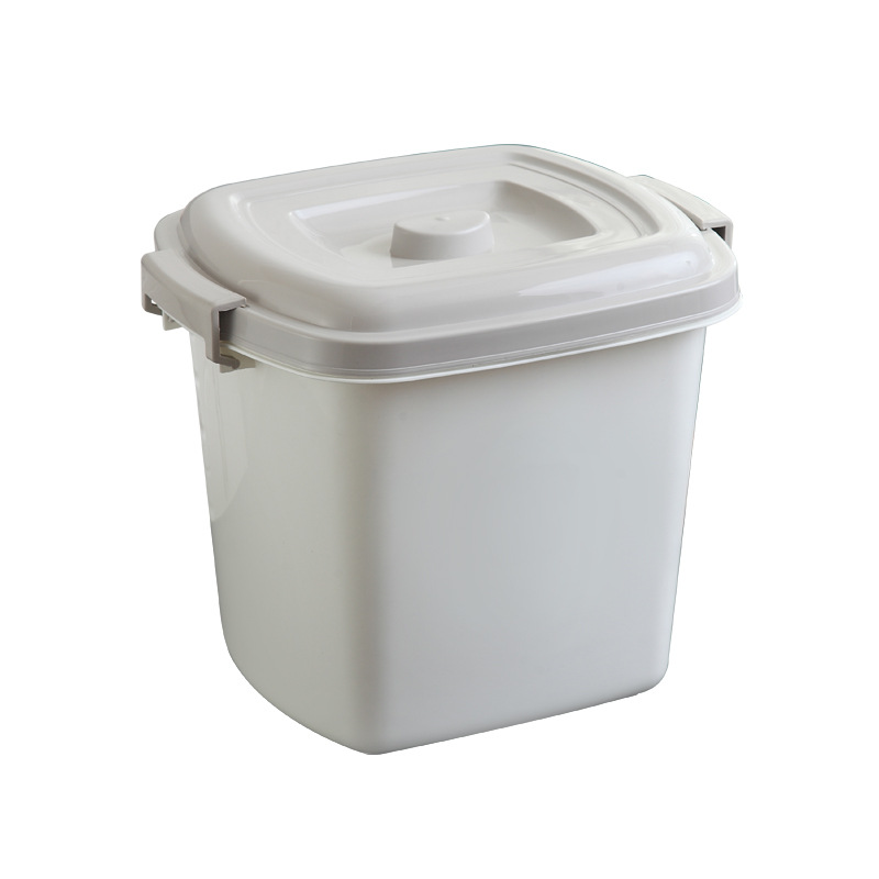 rice bucket household kitchen 20 jins 30 jins 40 jins 50 jins rice storage box with cover moistureproof storage box