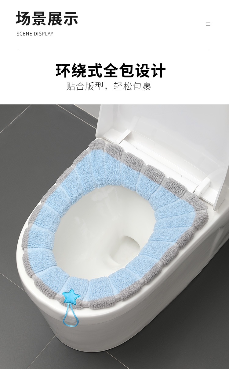 Pumpkin Double Ribbon Handle Toilet Mat Toilet Seat Winter Warm Toilet Seat Cushion Pumpkin Double Ribbon Handle Toilet Mat Toilet Seat Winter Warm Toilet Seat Cushion