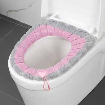 Pumpkin Double Ribbon Handle Toilet Mat Toilet Seat Winter Warm Toilet Seat Cushion Pumpkin Double Ribbon Handle Toilet Mat Toilet Seat Winter Warm Toilet Seat Cushion