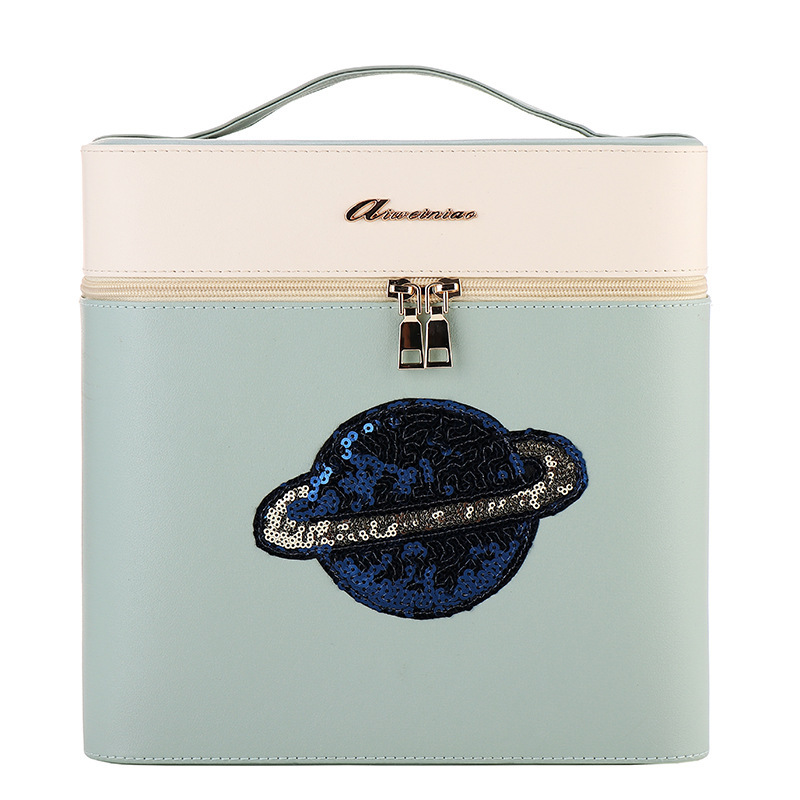 Cosmetic Bag 2020 New Super Popular Large Size Capacity Portable Storage Box Portable Handheld Fashionable Stylish Oversized Box