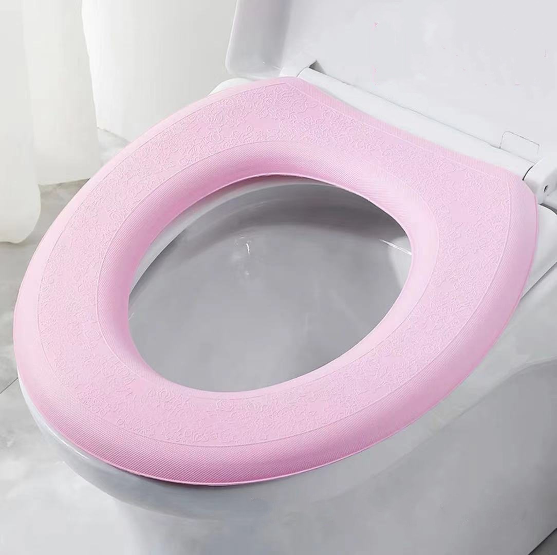 Household EVA Foam Waterproof Toilet Cushion Seat Cushion Universal Cartoon Cutting Toilet Seat Thickened Toilet Seat