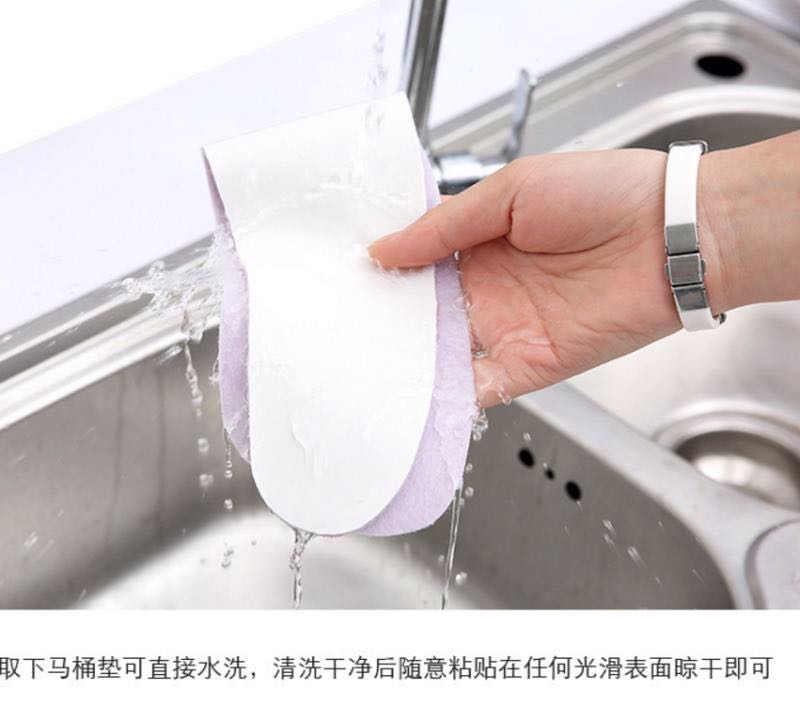 Warm sitting toilet seat cushion toilet seat pad adhesive paste super soft fabric a pair of outfit Warm sitting toilet seat cushion toilet seat pad adhesive paste super soft fabric a pair of outfit