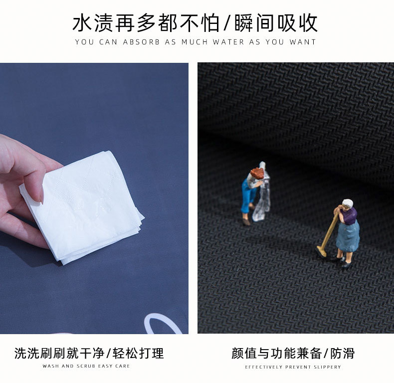 Diatom Ooze Cushion Toilet Absorbent Mat Toilet Door Non-Slip Foot Mats Quick-Drying Toilet Bathroom Mats Oval Diatom Ooze Cushion Toilet Absorbent Mat Toilet Door Non-Slip Foot Mats Quick-Drying Toilet Bathroom Mats Oval