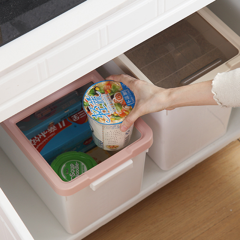 Core kitchen rice drum storage box 10KG rice cylinder flour drum 20kg insectproof moistureproof rice noodle storage box