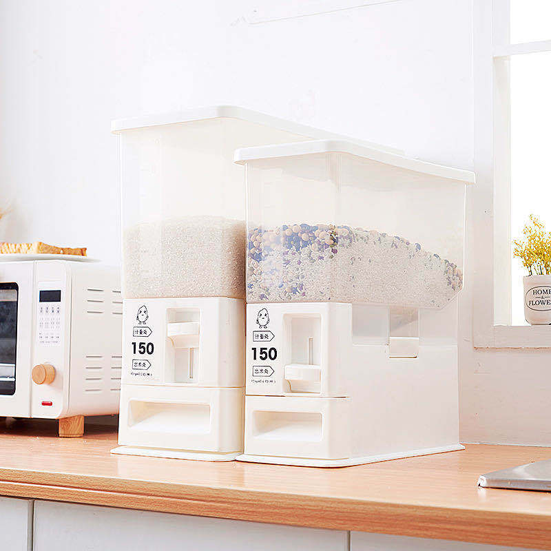 sealed rice drum moistureproof rice box 20 jin household insectproof rice storage box kitchen rice noodle storage box