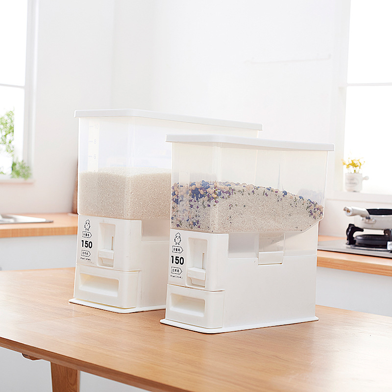 sealed rice drum moistureproof rice box 20 jin household insectproof rice storage box kitchen rice noodle storage box