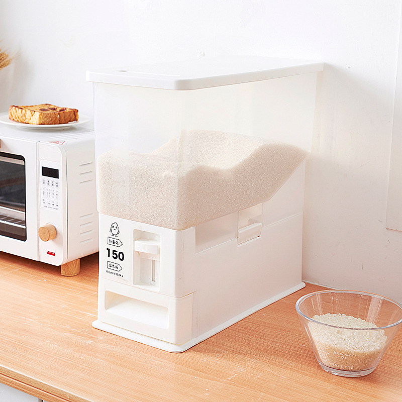 sealed rice drum moistureproof rice box 20 jin household insectproof rice storage box kitchen rice noodle storage box