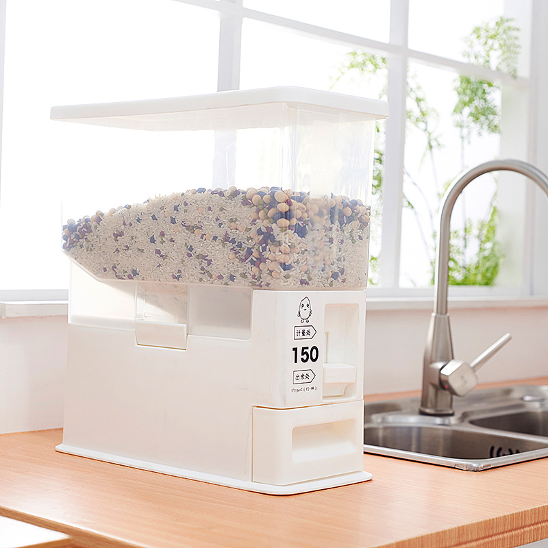 sealed rice drum moistureproof rice box 20 jin household insectproof rice storage box kitchen rice noodle storage box