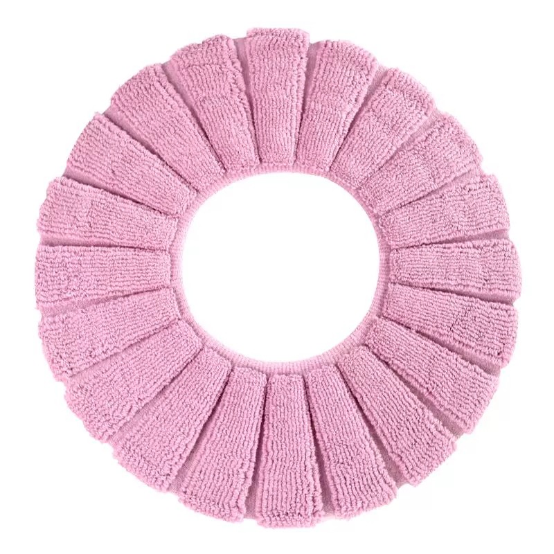 Knitted Toilet Mat Thickened Household Cushions Removable and Washable Toilet Seat Cover Toilet Cushion Toilet Lid Universal Winter Warm