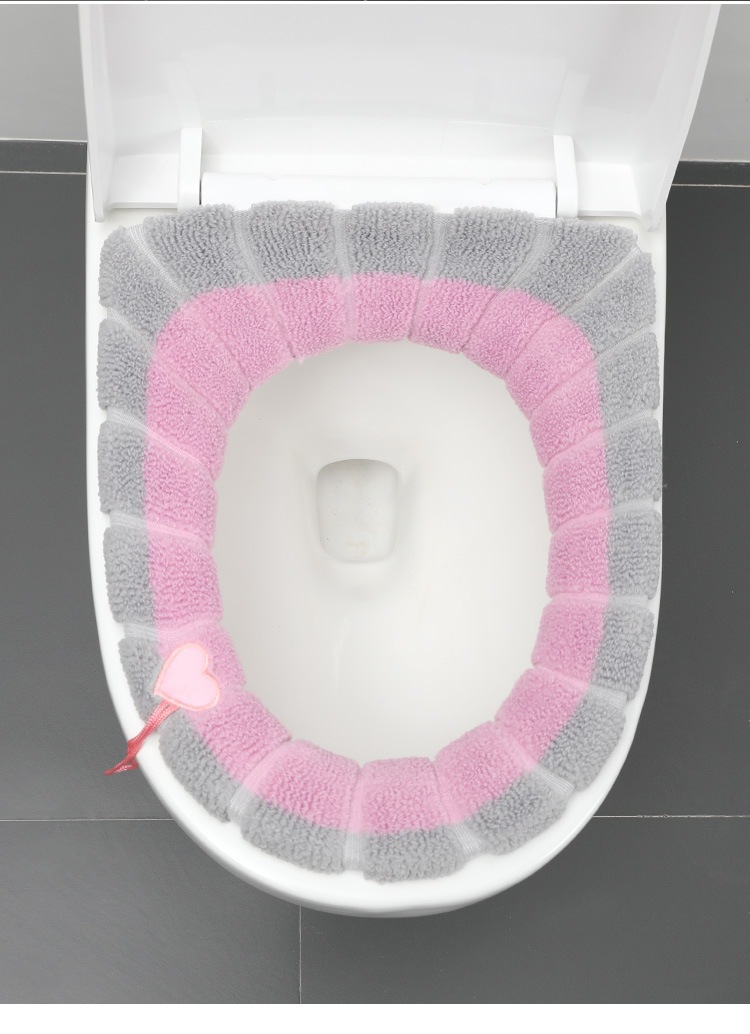 Pumpkin Double Ribbon Handle Toilet Seat Cushion Toilet Ring Winter Warm Sitting Toilet Seat Cushion Pumpkin Double Ribbon Handle Toilet Seat Cushion Toilet Ring Winter Warm Sitting Toilet Seat Cushion