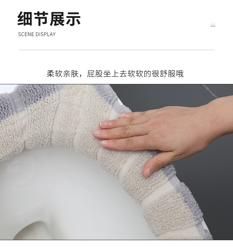 Pumpkin Double Ribbon Handle Toilet Seat Cushion Toilet Ring Winter Warm Sitting Toilet Seat Cushion Pumpkin Double Ribbon Handle Toilet Seat Cushion Toilet Ring Winter Warm Sitting Toilet Seat Cushion