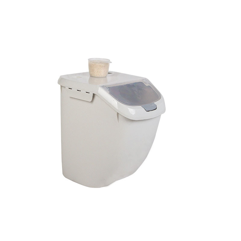 rice storage box Kitchen household household 15KG moistureproof grain surface LOGO rice barrel 20kg pet food storage box