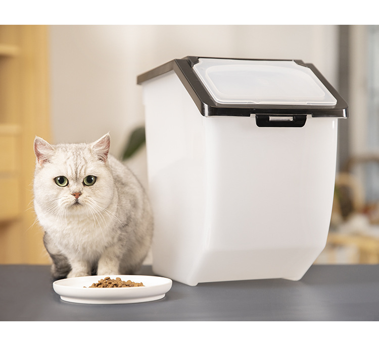 rice storage box Kitchen household household 15KG moistureproof grain surface LOGO rice barrel 20kg pet food storage box rice storage box Kitchen household household 15KG moistureproof grain surface LOGO rice barrel 20kg pet food storage box