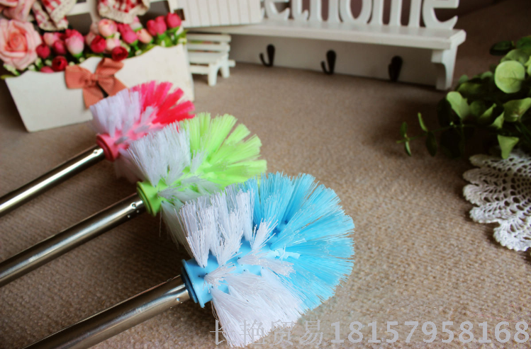 Stainless steel handle ball brush toilet clean brush toilet