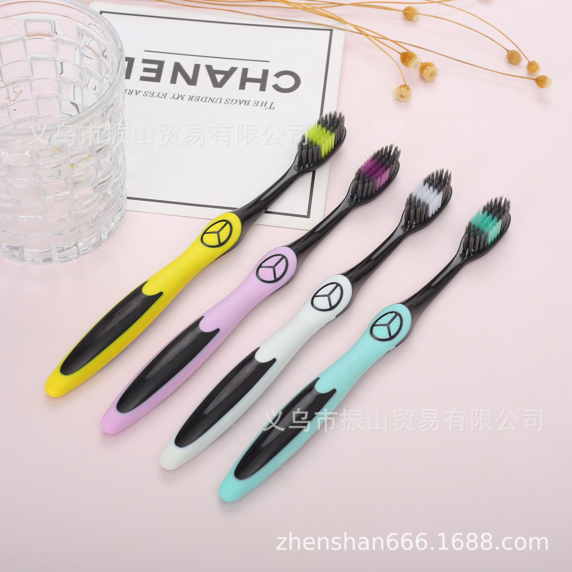 Jia Jie Yu 1329 about 1700 Charcoal Clean Brush Filaments Care Type Comfortable Easy to Hold Handle Bamboo Charcoal Soft-Bristle Toothbrush Jia Jie Yu 1329 about 1700 Charcoal Clean Brush Filaments Care Type Comfortable Easy to Hold Handle Bamboo Charcoal Soft-Bristle Toothbrush