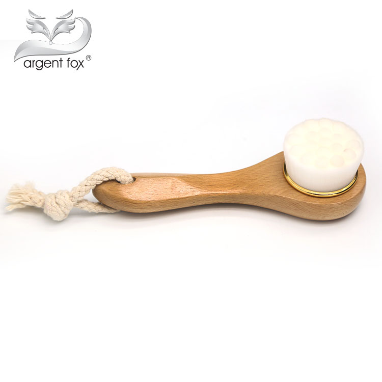 Soft hair facial brush hand cleansing brush hand cleansing brush makeup remover deep clean pores and blackheads