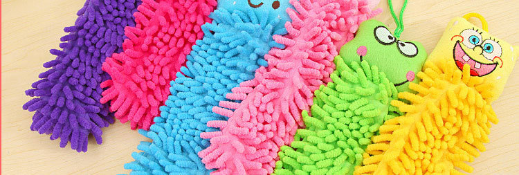 Caterpillar Hanging Cleaning Cloth Soft Fur Hand Washing Towel Hanging Cute Bathroom Kitchen Towel Hanging Wholesale Caterpillar Hanging Cleaning Cloth Soft Fur Hand Washing Towel Hanging Cute Bathroom Kitchen Towel Hanging Wholesale