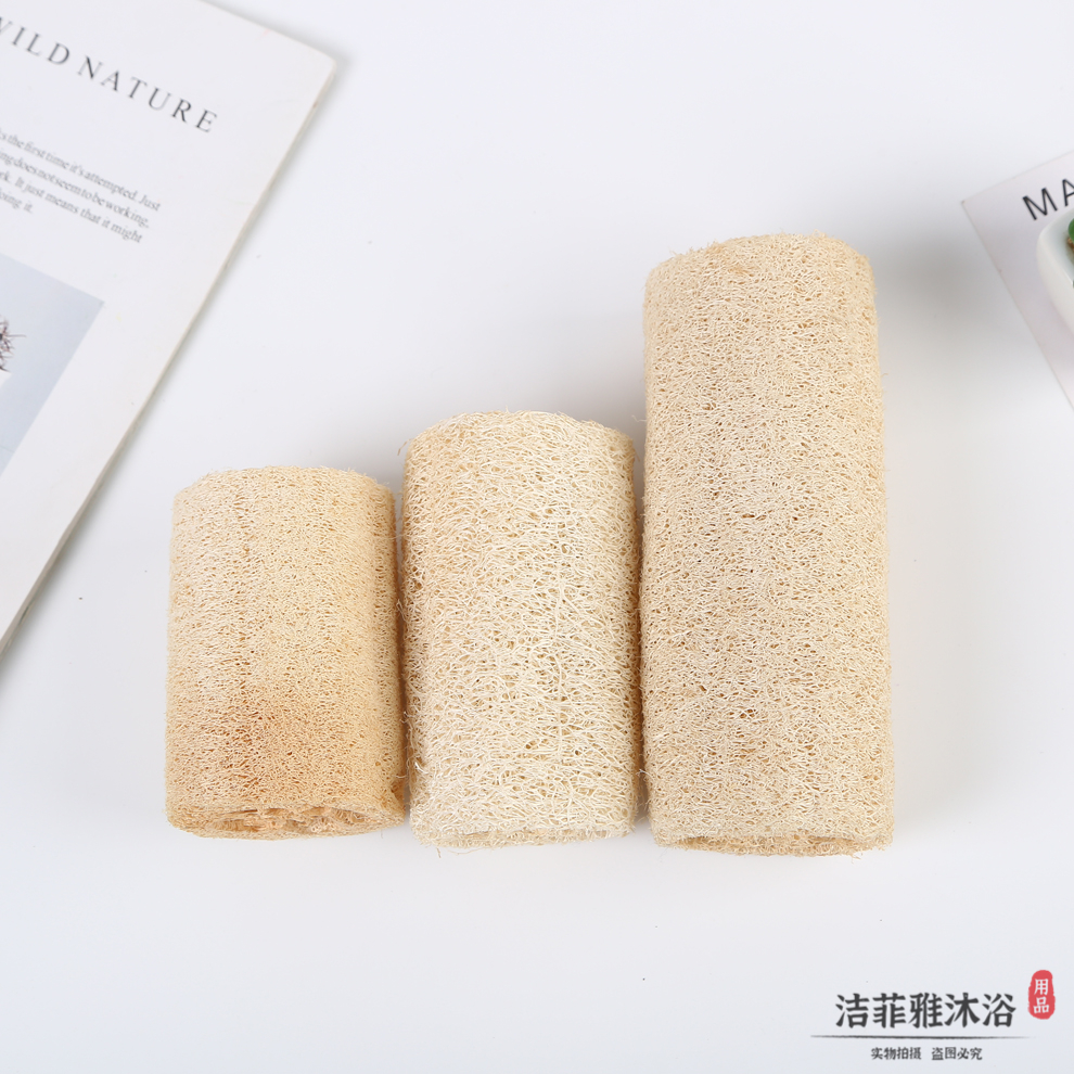 Natural Loofah Sponge Dish Towel Oil-Free Kitchen Dishwashing Scouring Pad Kitchen Household Washing Bowl Lazy Rag Absorbent