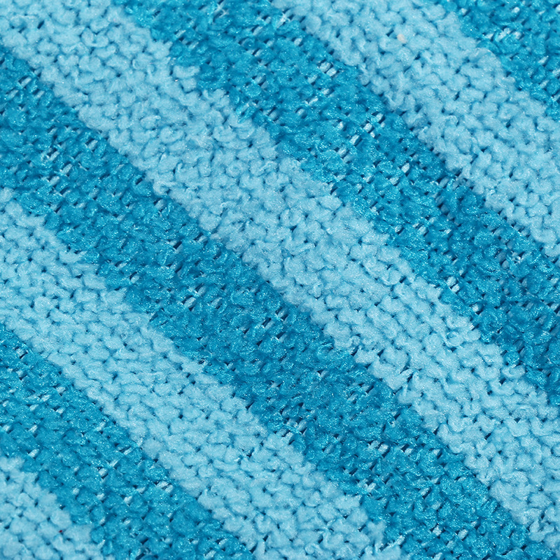 Kitchen towel baijie cloth striped dishcloth dishcloth oil removal and decontamination fiber dishcloth yiwu hundred wholesale